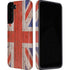 United Kingdom Flag Dark Wood Galaxy S22 Plus Pro Case