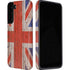 United Kingdom Flag Dark Wood Galaxy S22 Pro Case