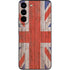 United Kingdom Flag Dark Wood Galaxy S22 Skin