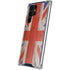 United Kingdom Flag Dark Wood Galaxy S22 Ultra Clear Case
