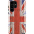 United Kingdom Flag Dark Wood Galaxy S22 Ultra Pro Case