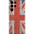 United Kingdom Flag Dark Wood Galaxy S22 Ultra Skin