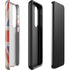 United Kingdom Flag Dark Wood Galaxy S23 Plus Pro Case