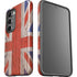 United Kingdom Flag Dark Wood Galaxy S23 Pro Case