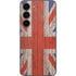 United Kingdom Flag Dark Wood Galaxy S23 Skin