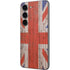 United Kingdom Flag Dark Wood Galaxy S23 Skin