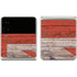 United Kingdom Flag Dark Wood Galaxy Z Flip3 5G Skin