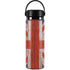 United Kingdom Flag Dark Wood Hydro Flask 20oz Wide Mouth Skin