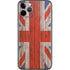 United Kingdom Flag Dark Wood iPhone 11 Pro Skin