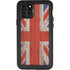 United Kingdom Flag Dark Wood iPhone 11 Pro Waterproof Case