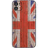 United Kingdom Flag Dark Wood iPhone 11 Skin