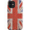 United Kingdom Flag Dark Wood iPhone 12 Impact Case
