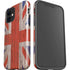 United Kingdom Flag Dark Wood iPhone 12 Mini Impact Case