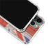 United Kingdom Flag Dark Wood iPhone 12 Pro Clear Case