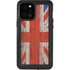 United Kingdom Flag Dark Wood iPhone 12 Pro Max Waterproof Case