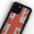 United Kingdom Flag Dark Wood iPhone 12 Pro Max Waterproof Case