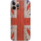 United Kingdom Flag Dark Wood iPhone 12 Pro Skin