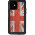 United Kingdom Flag Dark Wood iPhone 12 Waterproof Case