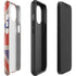United Kingdom Flag Dark Wood iPhone 13 Impact Case