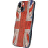 United Kingdom Flag Dark Wood iPhone 13 Mini Skin