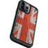 United Kingdom Flag Dark Wood iPhone 13 Pro Cargo Case