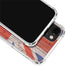 United Kingdom Flag Dark Wood iPhone 14 Clear Case