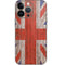 United Kingdom Flag Dark Wood iPhone 15 Pro Skin