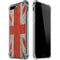United Kingdom Flag Dark Wood iPhone 7/8 Plus Clear Case