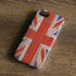 United Kingdom Flag Dark Wood iPhone 8 Pro Case