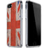 United Kingdom Flag Dark Wood iPhone SE (2nd & 3rd Gen) Clear Case