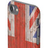 United Kingdom Flag Dark Wood iPhone SE (2nd & 3rd Gen) Pro Case