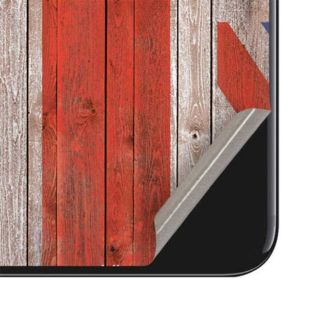 United Kingdom Flag Dark Wood iPhone SE (2nd & 3rd Gen) Skin