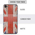 United Kingdom Flag Dark Wood iPhone SE (2nd & 3rd Gen) Skin