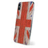 United Kingdom Flag Dark Wood iPhone X Skin