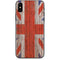 United Kingdom Flag Dark Wood iPhone XS Max Skin