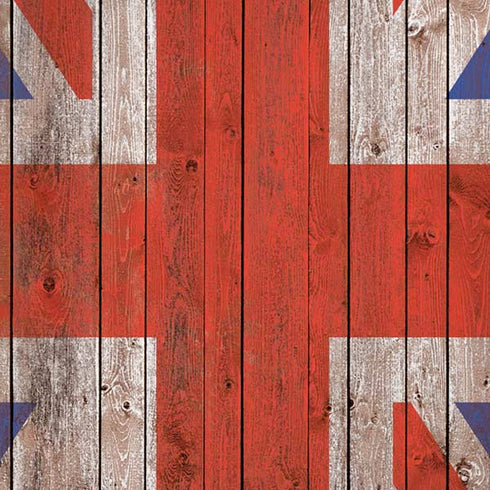 United Kingdom Flag Dark Wood iPhone XS Max Skin