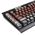 United Kingdom Flag Dark Wood K95 RGB PLATINUM Mechanical Gaming Keyboard Skin