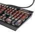 United Kingdom Flag Dark Wood K95 RGB PLATINUM Mechanical Gaming Keyboard Skin