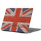 United Kingdom Flag Dark Wood Apple MacBook Pro 13-inch Skin