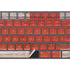 United Kingdom Flag Dark Wood Magic Keyboard with Numeric Keypad Skin