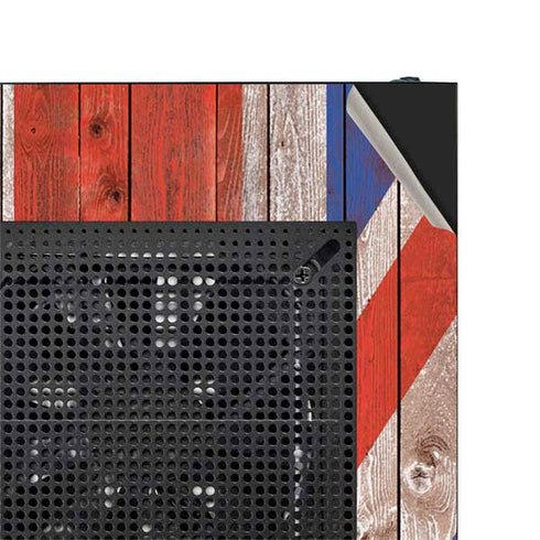 United Kingdom Flag Dark Wood NZXT H510 Compact ATX Mid-Tower Case Skin