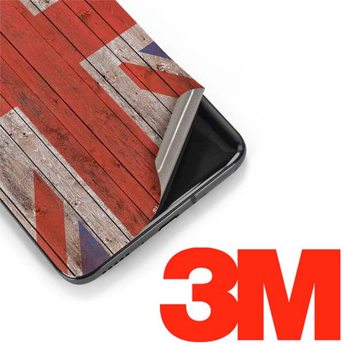 United Kingdom Flag Dark Wood OnePlus 7 Pro Skin