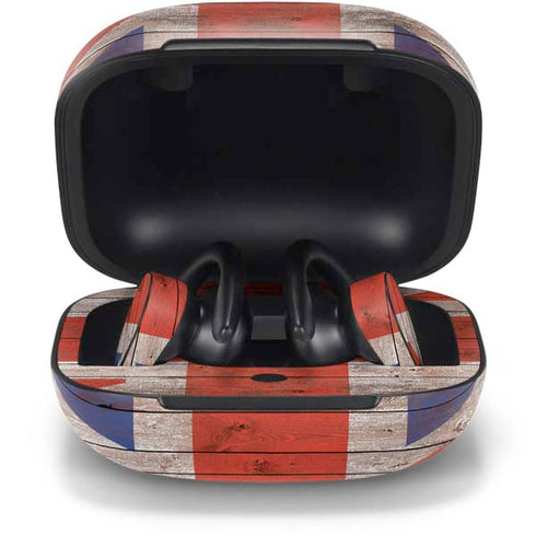 United Kingdom Flag Dark Wood PowerBeats Pro Skin
