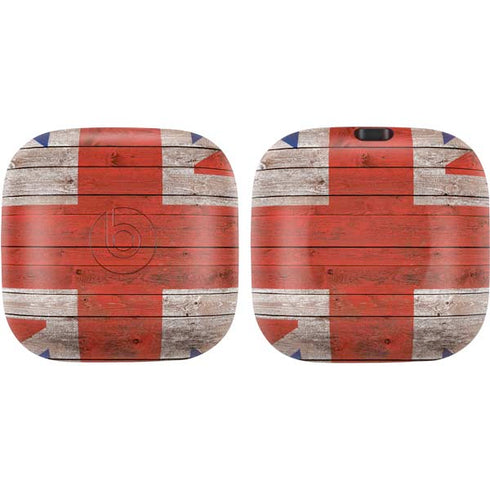 United Kingdom Flag Dark Wood PowerBeats Pro Skin