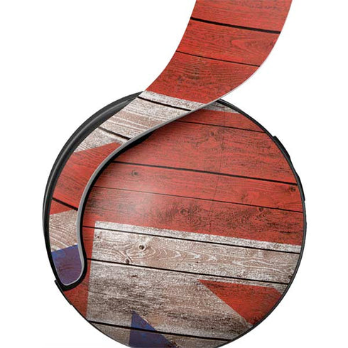United Kingdom Flag Dark Wood PULSE 3D Wireless Headset for PS5 Skin