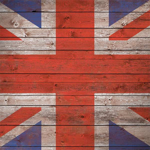 United Kingdom Flag Dark Wood Surface Book 2 15in Skin