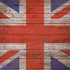 United Kingdom Flag Dark Wood Surface Book 2 15in Skin