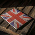 United Kingdom Flag Dark Wood Surface Laptop 2 Skin