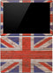 United Kingdom Flag Dark Wood Surface Pro 4 Skin