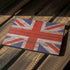 United Kingdom Flag Dark Wood Surface Pro 7 Skin
